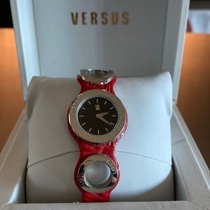 Red Versus Ladies Wrist Watch